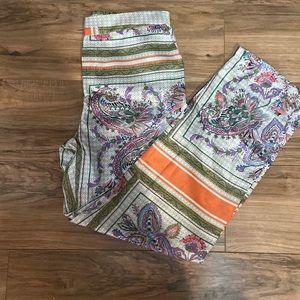 Paisley Print Pants